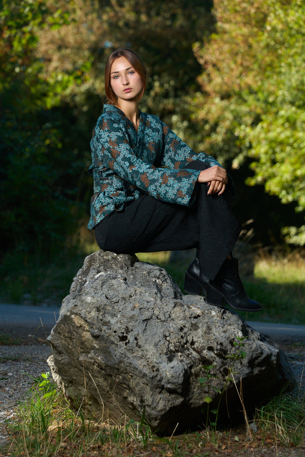 Kimono KINOKO jacquard avec jupe tube JUPY
