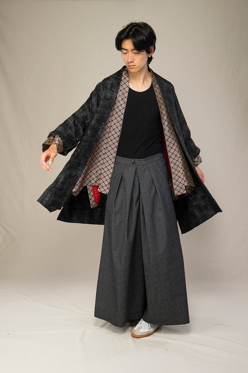 Manteau kimono AKI noir 