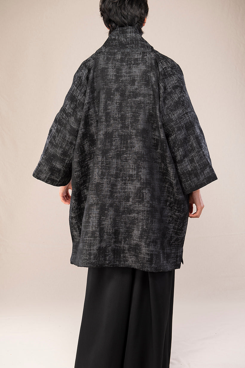 Manteau kimono AKI noir dos