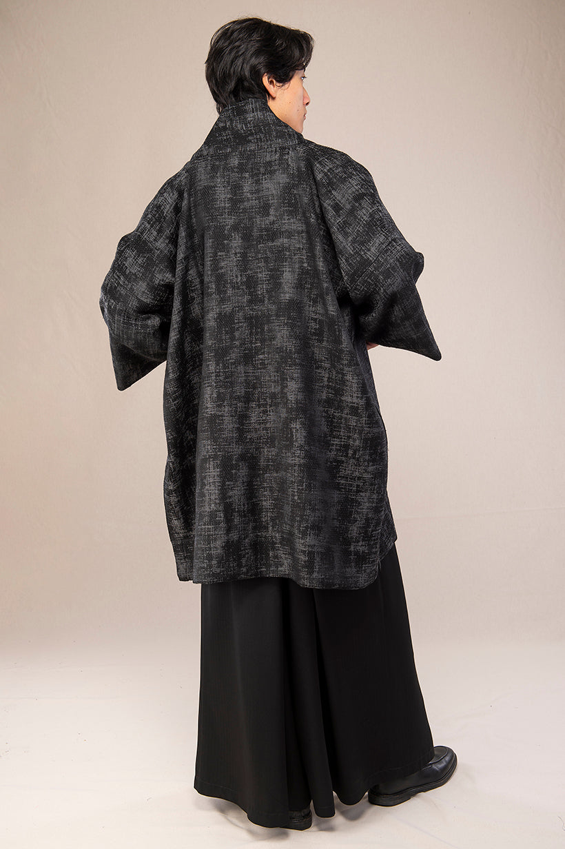 Manteau kimono AKI noir dos