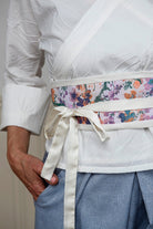 Ceinture OBI large vert/violet - CATHERINE VALENTIN