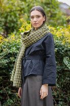 Étole YUKA vert/jaune - CATHERINE VALENTIN