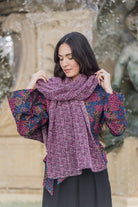 Étole YUKI fuschia - CATHERINE VALENTIN