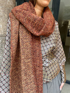 Étole YUKI marron fauve - CATHERINE VALENTIN