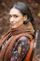 Étole YUKI marron fauve - CATHERINE VALENTIN