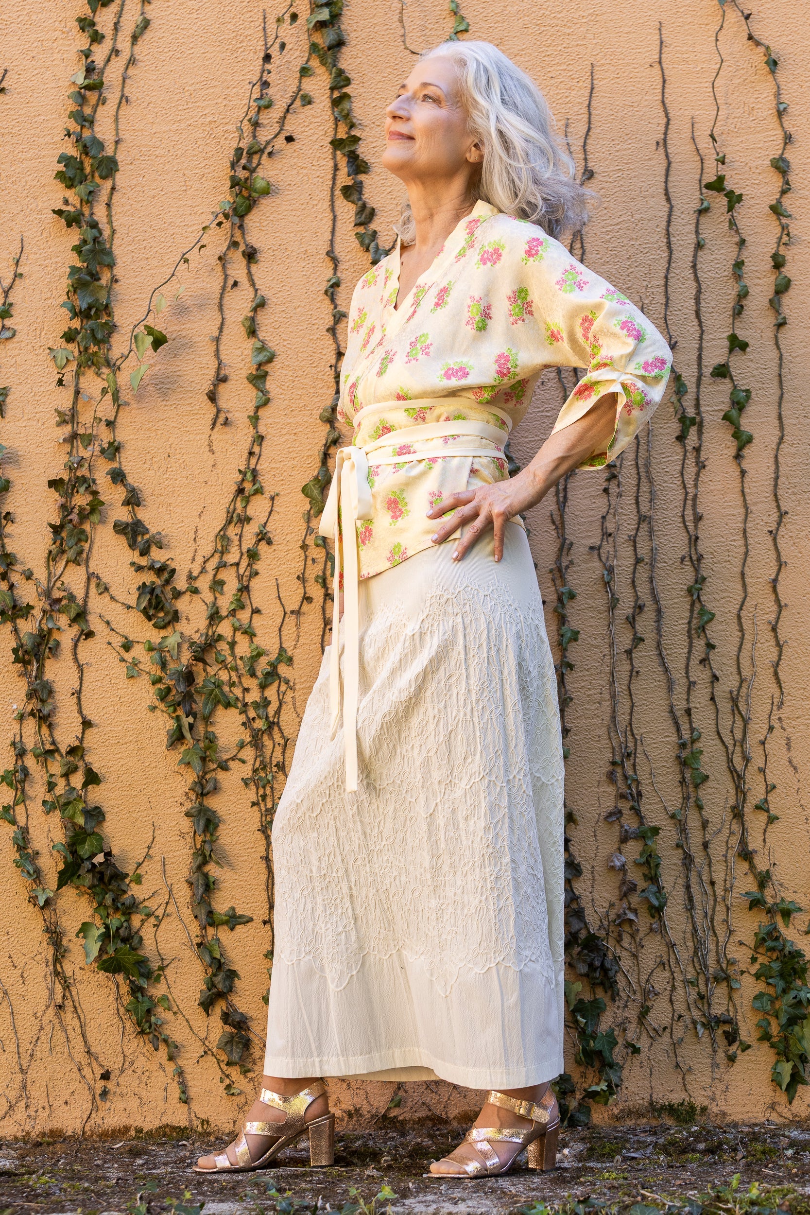 Jupe longue SUKATO Édition Été — Esprit jupon, broderie & smock - CATHERINE VALENTIN