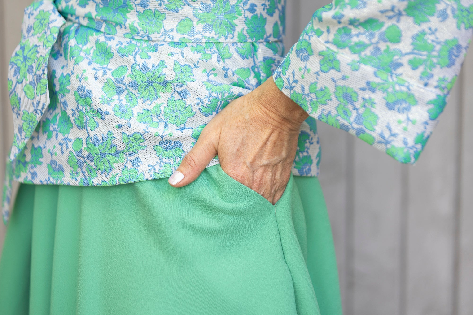 Jupe MATCHA courte vert menthe - CATHERINE VALENTIN