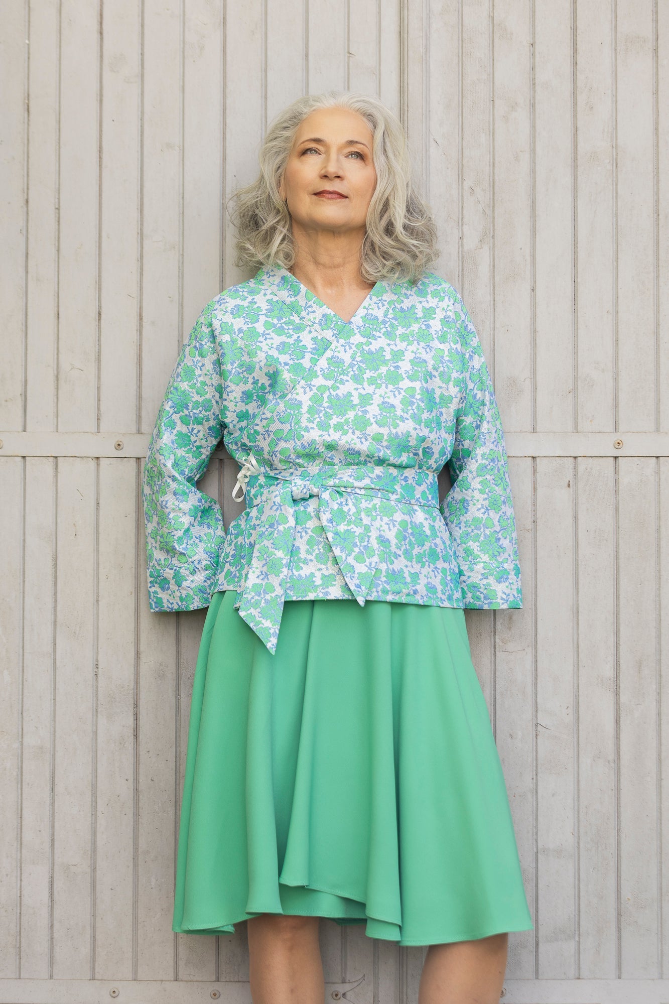 Jupe MATCHA courte vert menthe - CATHERINE VALENTIN