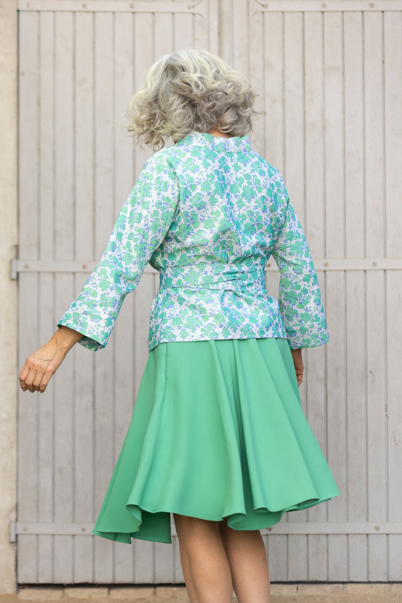 Jupe MATCHA courte vert menthe - CATHERINE VALENTIN