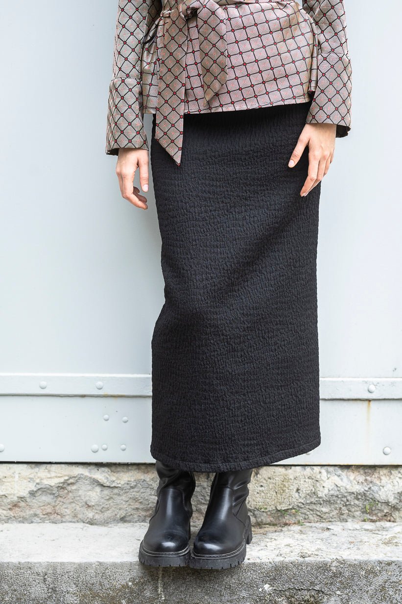 Jupe tube SUKATO noire - CATHERINE VALENTIN