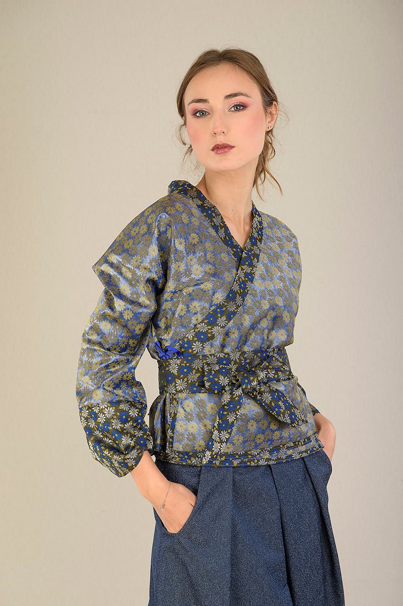Kimono ASAGAO fleur - CATHERINE VALENTIN