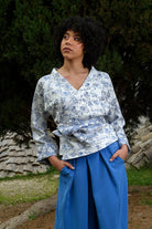 Kimono BANINA bleu - CATHERINE VALENTIN