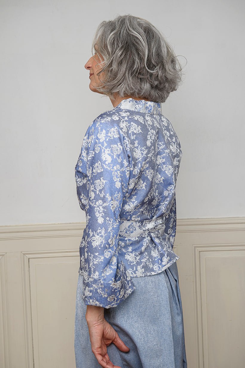 Kimono BANINA bleu - CATHERINE VALENTIN