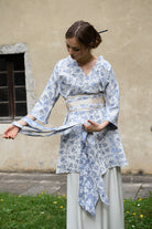Kimono BANINA bleu - CATHERINE VALENTIN
