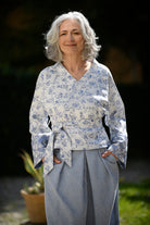 Kimono BANINA bleu - CATHERINE VALENTIN