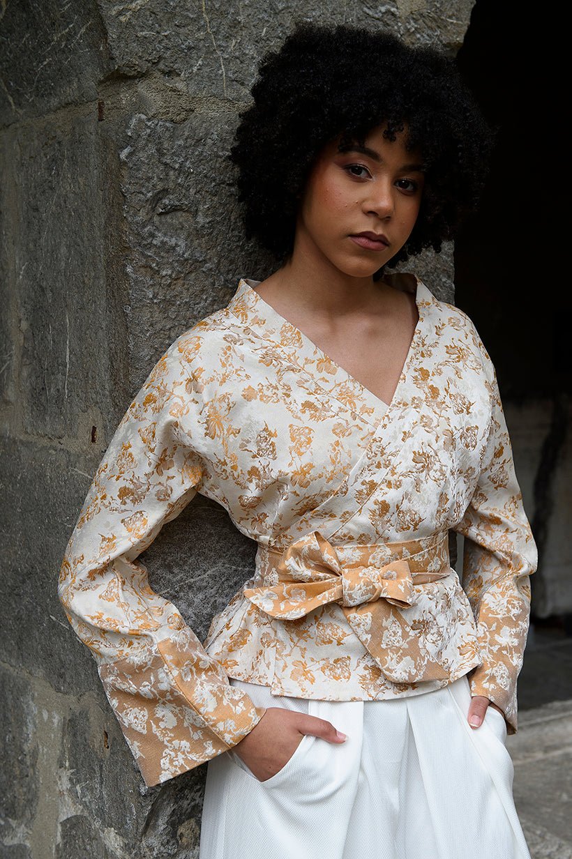 Kimono BANINA or - CATHERINE VALENTIN