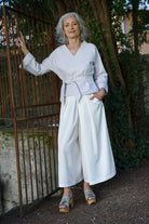 Kimono ENDO blanc/doré - CATHERINE VALENTIN