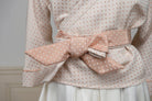 Kimono ENDO rose poudré lamé/blanc - CATHERINE VALENTIN