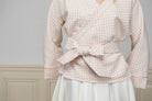 Kimono ENDO rose/blanc - CATHERINE VALENTIN