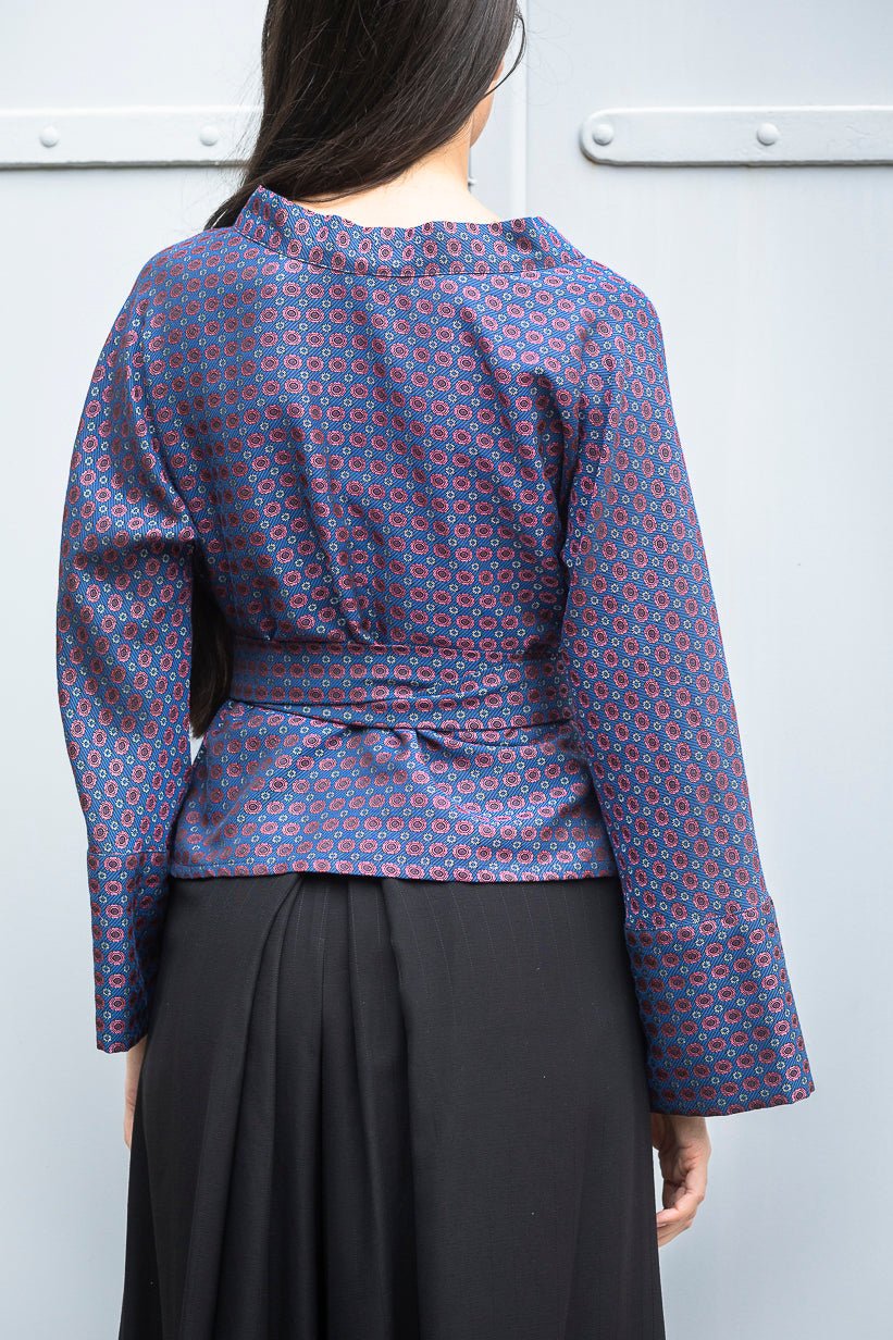 Kimono HAMAGURI bleu - CATHERINE VALENTIN