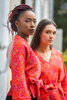 Kimono HANABI bleu - CATHERINE VALENTIN