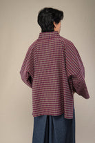 Kimono homme HAMAGURI bordeaux - CATHERINE VALENTIN