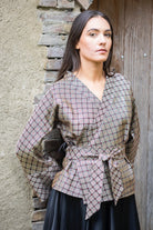 Kimono HOSHI beige/blanc cassé - CATHERINE VALENTIN