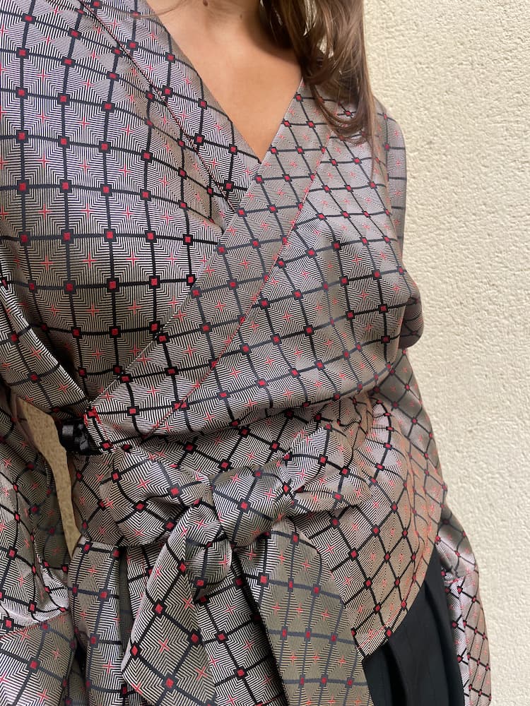 Kimono HOSHI marron beige - CATHERINE VALENTIN