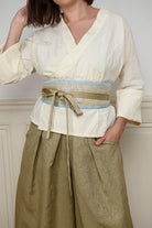 Kimono NODO écru/blanc cassé - CATHERINE VALENTIN