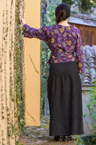 Kimono SAORI violet - CATHERINE VALENTIN
