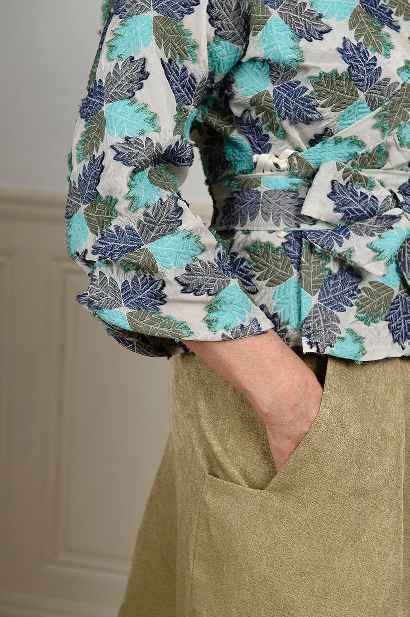 Kimono STUPA Bleu - CATHERINE VALENTIN