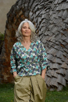 Kimono STUPA Bleu - CATHERINE VALENTIN