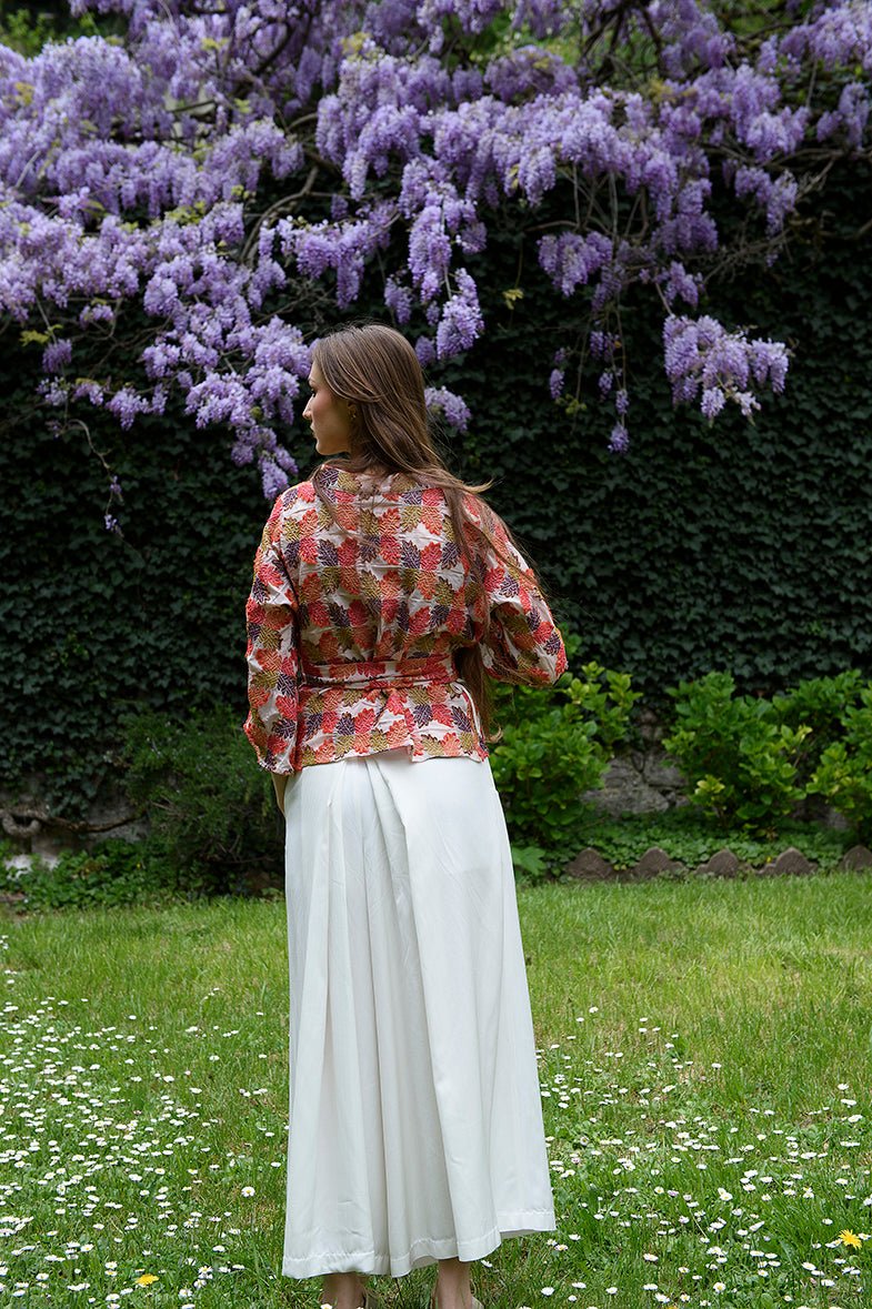 Kimono STUPA orange - CATHERINE VALENTIN