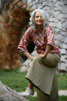 Kimono STUPA orange - CATHERINE VALENTIN