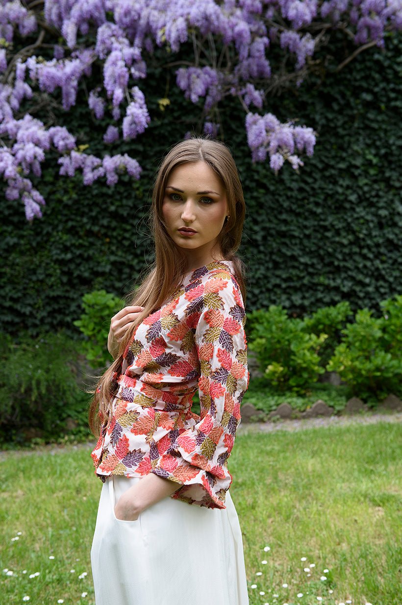 Kimono STUPA orange - CATHERINE VALENTIN