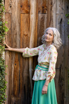 Kimono SUKI jaune/vert/rose - CATHERINE VALENTIN