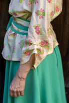 Kimono SUKI jaune/vert/rose - CATHERINE VALENTIN