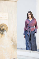 Kimono YORU bleu - CATHERINE VALENTIN