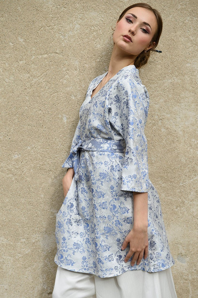 NATSU Kimono BANINA bleu - CATHERINE VALENTIN