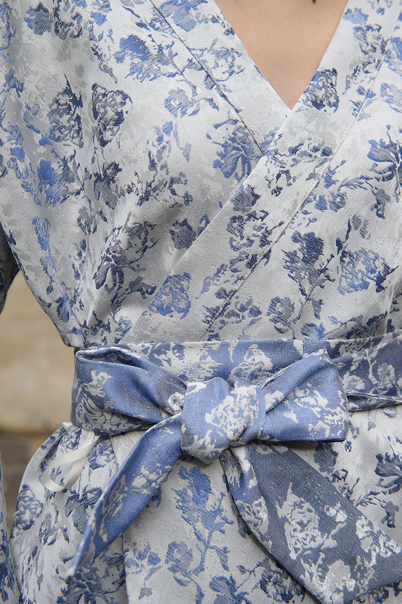 NATSU Kimono BANINA bleu - CATHERINE VALENTIN