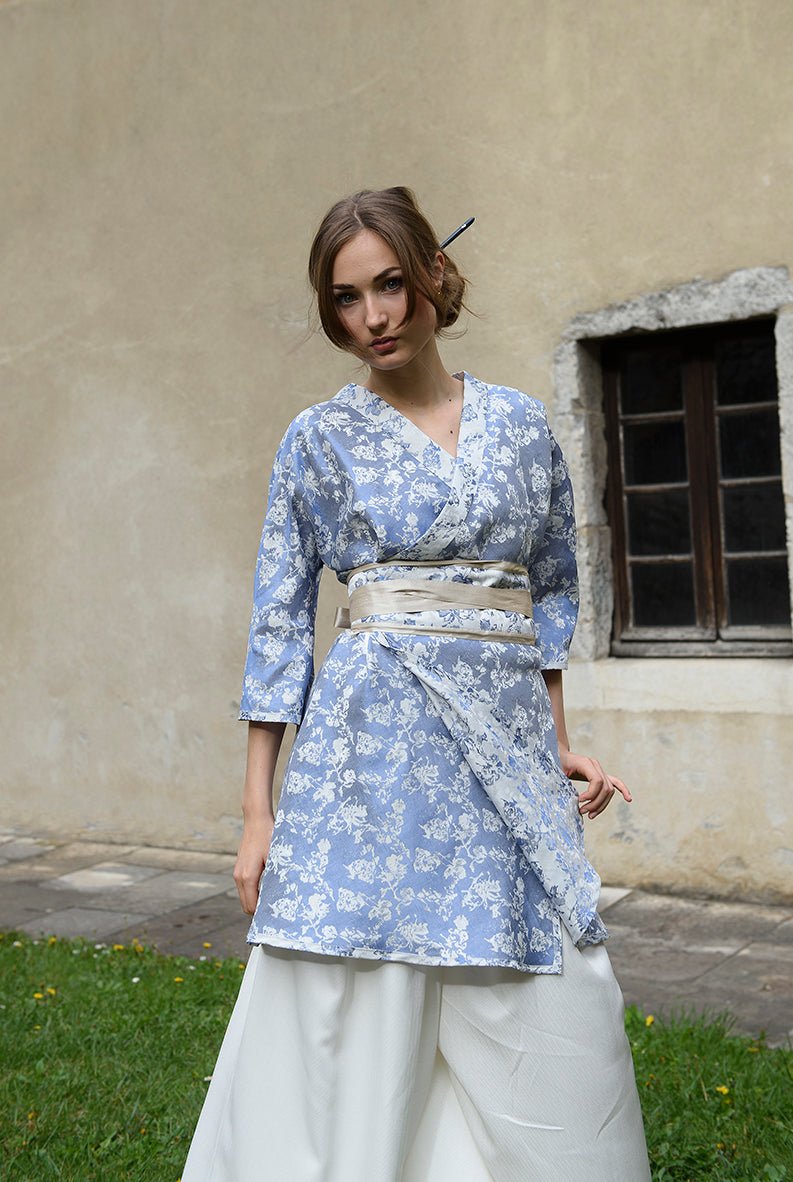NATSU Kimono BANINA bleu - CATHERINE VALENTIN