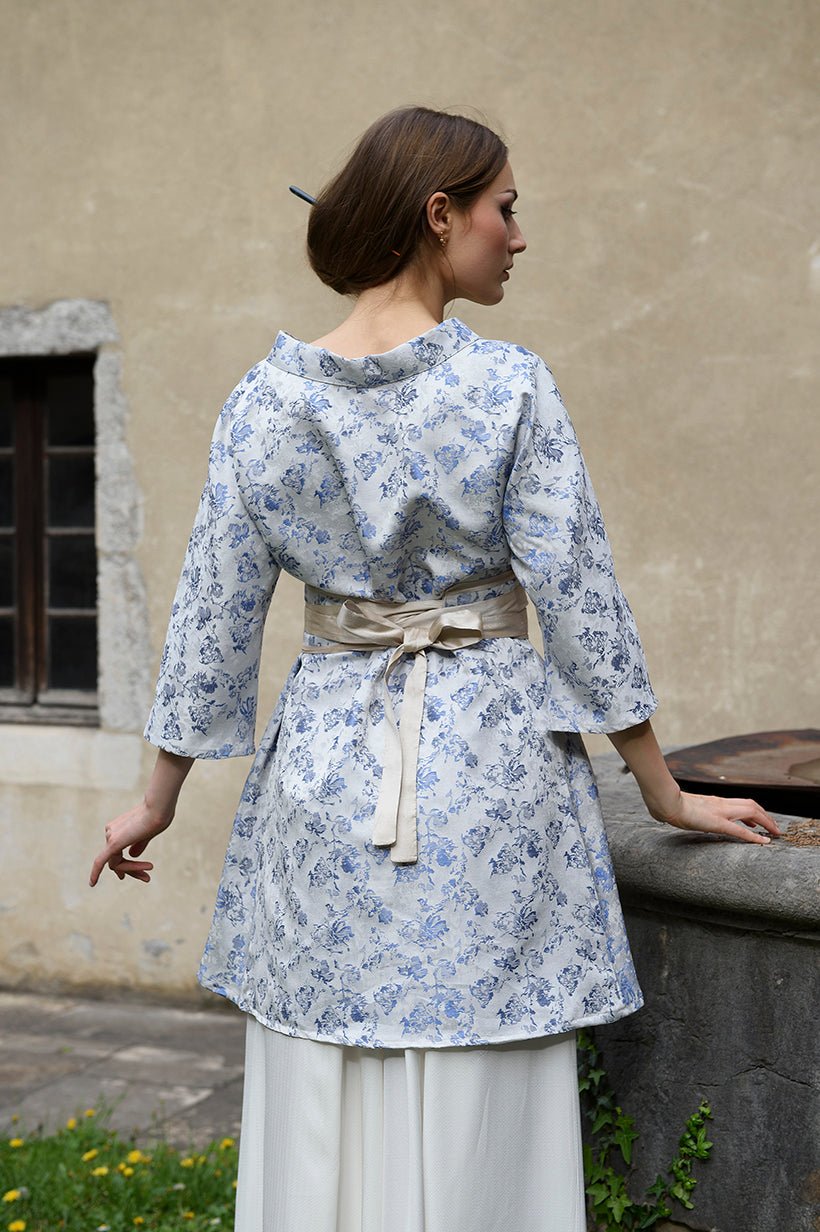 NATSU Kimono BANINA bleu - CATHERINE VALENTIN