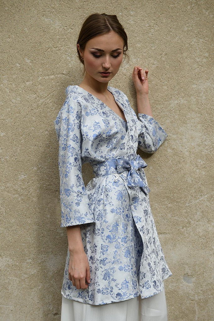 NATSU Kimono BANINA bleu - CATHERINE VALENTIN