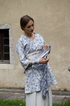 NATSU Kimono BANINA bleu - CATHERINE VALENTIN
