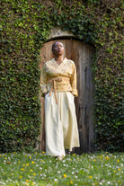 Pantalon hakama BANIRA vanille et kimono SHIMOKU- CATHERINE VALENTIN