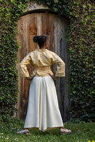 Pantalon hakama BANIRA vanille - CATHERINE VALENTIN