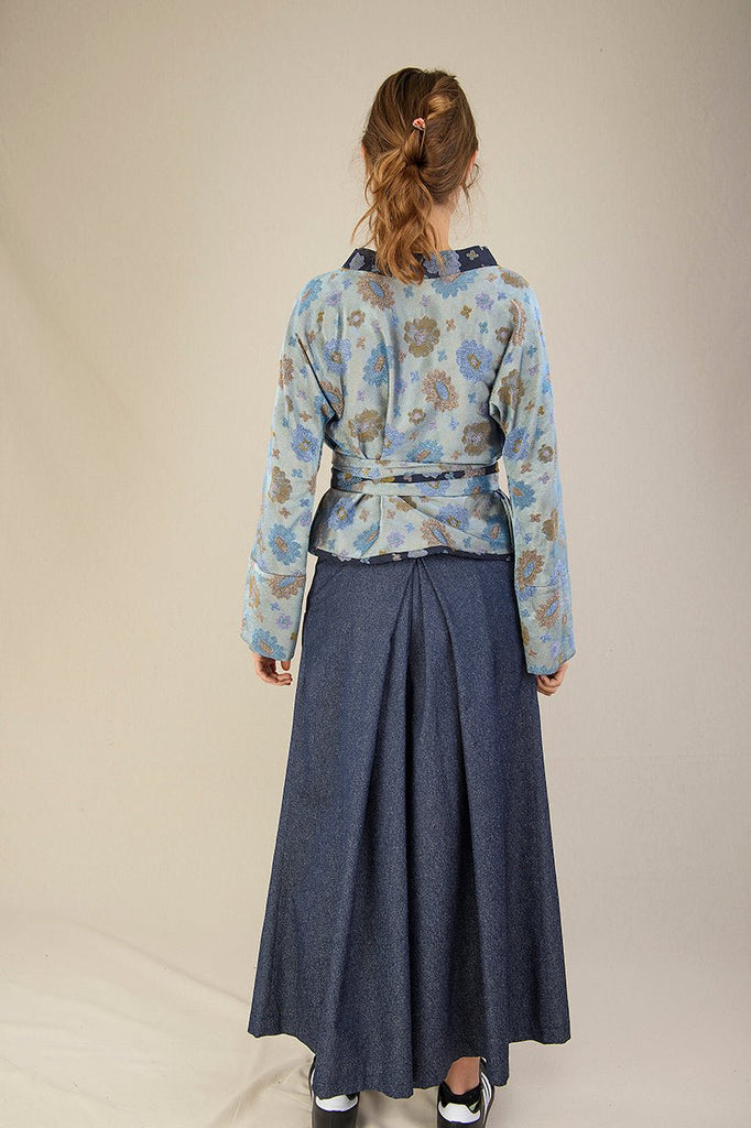 Pantalon hakama femme KOJIMA jean bleu - CATHERINE VALENTIN