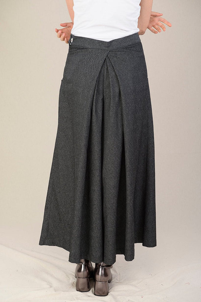 Pantalon hakama femme KOJIMA jean noir - CATHERINE VALENTIN