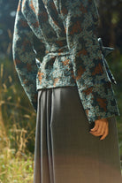 Pantalon hakama HISHI gris ardoise - CATHERINE VALENTIN