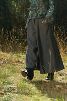 Pantalon hakama HISHI gris ardoise - CATHERINE VALENTIN